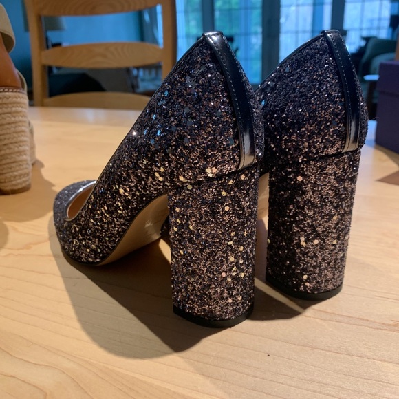 J. Crew glitter heels - Picture 2 of 4